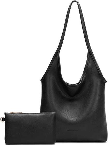 Montana West Bolsos estilo hobo holgados para mujer, bolsos de homb...