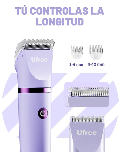 Ufree Maquinilla de Afeitar Eléctrica 3 en 1 para Mujer, Regalos pa...