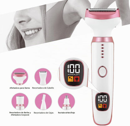Maquinillas de afeitar eléctricas para mujer, recortadora de bikini...