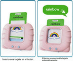 Lapare - Juguete educativo audible con música para niñas de 3, 4, 5...