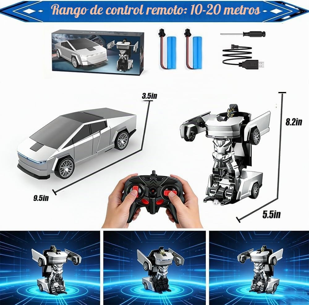Juguete de robot transformable con control remoto Cyberpick, juguet...