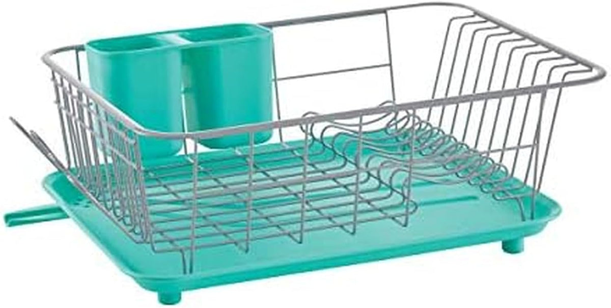 Farberware Classic - Escurreplatos completo, 3 piezas, color aguama...