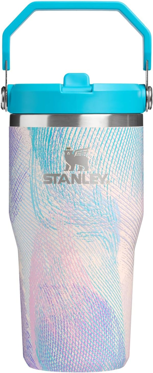 STANLEY IceFlow 2.0 - Vaso con pajita, 20 onzas, pluma de cristal d...