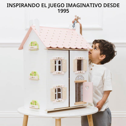 Le Toy Van \u2013 Casa de muñecas de madera en forma de corazón de...