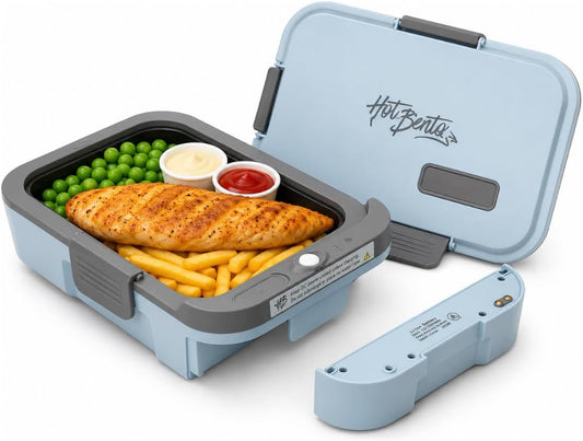 Hot Bento PLUS - Fiambrera inalámbrica autocalentada y calentador d...