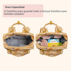 BabbleRoo Mochila para pañales - Bolsa de viaje esencial para bebé,...