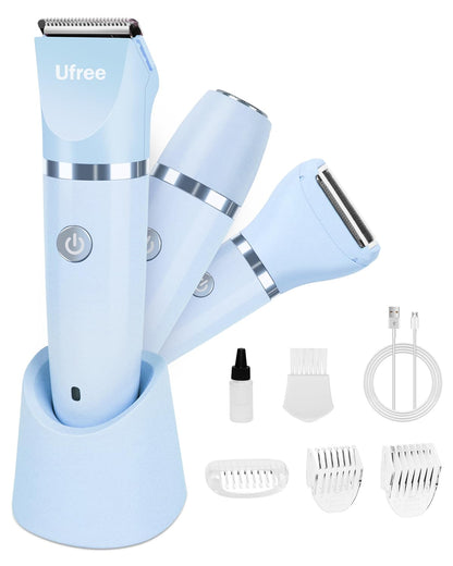 Maquinillas de afeitar eléctricas Ufree 3 en 1 para mujer, regalos...