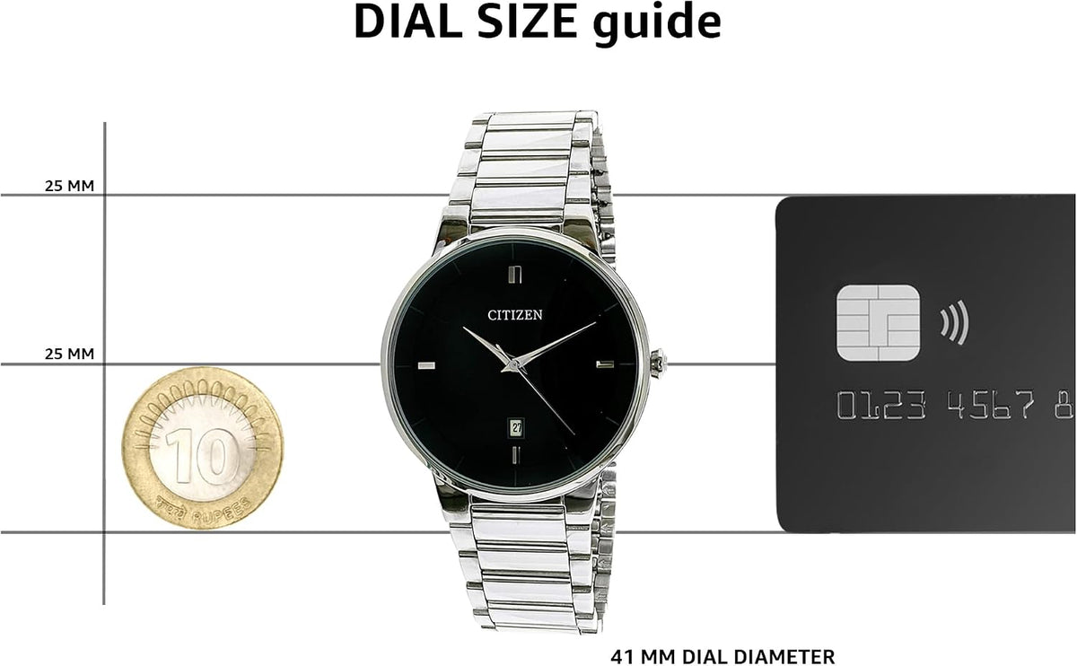 Reloj Citizen de Cuarzo para Hombre, Acero Inoxidable, Clásico