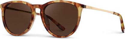 WearMe Pro Gafas de sol polarizadas redondas para mujer, protección...