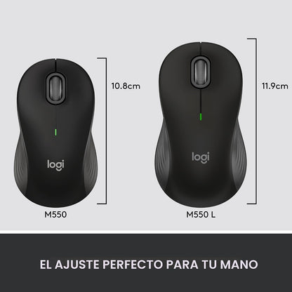 Logitech Signature M550 L Ratón Inalámbrico Tamaño Completo Tamaño...
