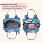 BabbleRoo Mochila para pañales \u2013 Bolsa de viaje esencial para...