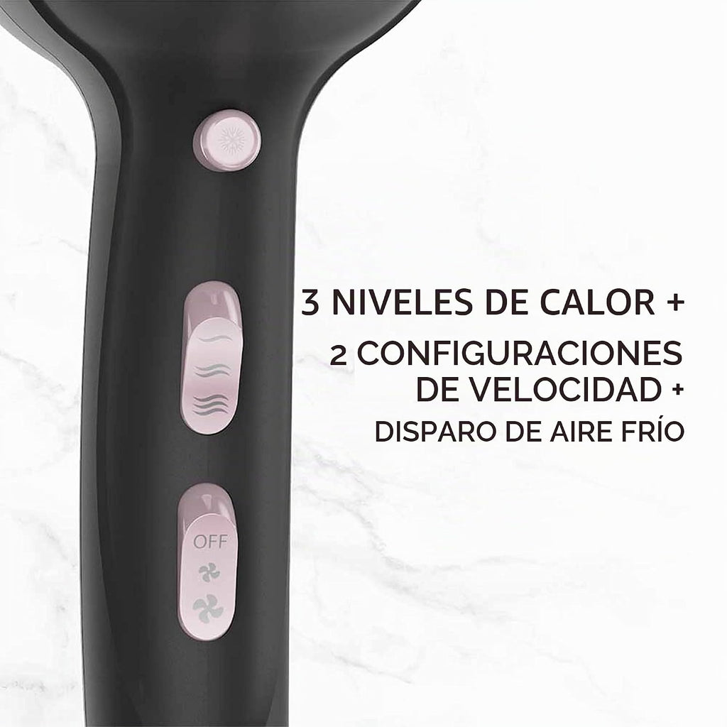 Secador de pelo de cerámica perlada, Remington AC2015 T|Colección S...