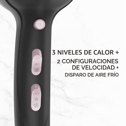 Secador de pelo de cerámica perlada, Remington AC2015 T|Colección S...