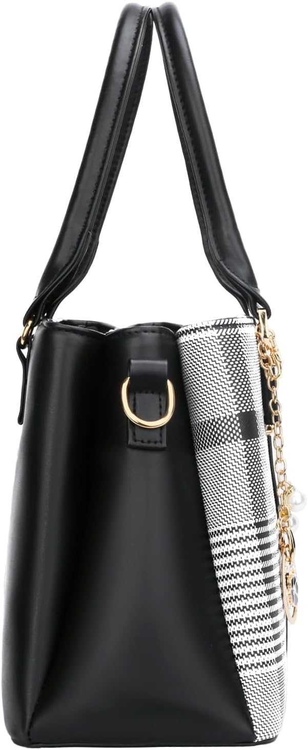 KKXIU Monederos y bolsos para mujer, Bolso tipo cartera con asa sup...