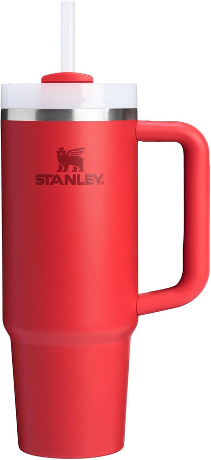 Stanley Quencher H2.0 - Vaso de acero inoxidable con asa, pajilla y...