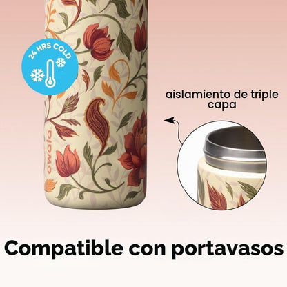 Owala FreeSip - Botella de agua de acero inoxidable de 24 onzas Woo...