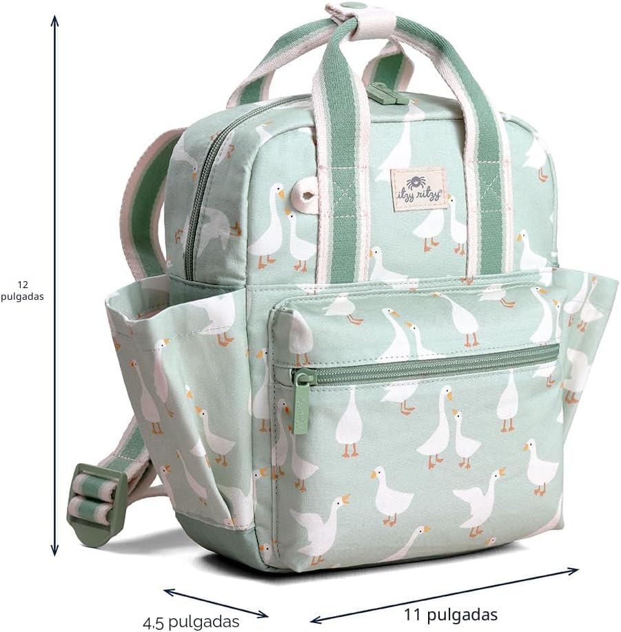Itzy Ritzy Mochila para niños pequeños, bolsa de guardería para beb...