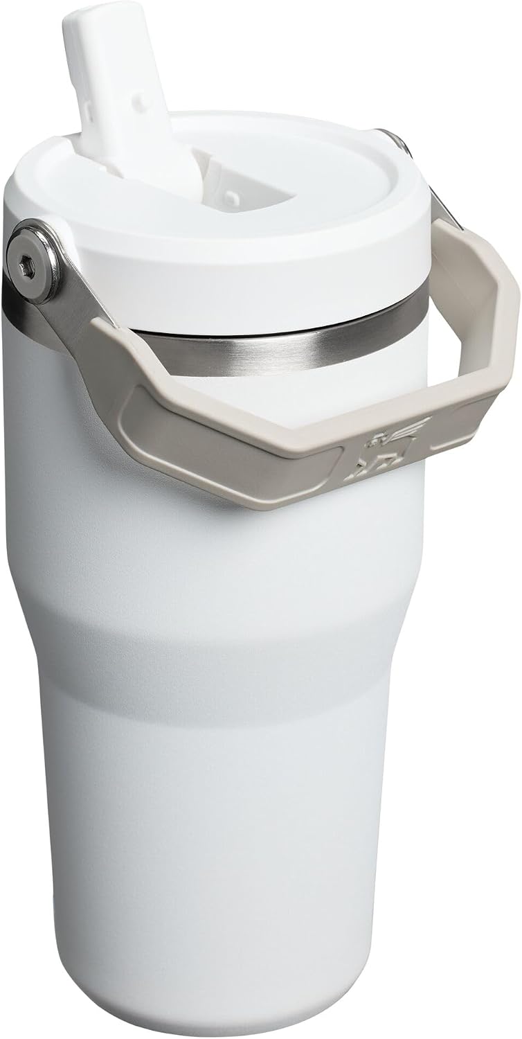 STANLEY IceFlow 2.0 - Vaso con pajita, 20 onzas, escarcha | Asa de...