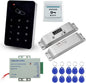 LIBO Kit completo de teclado de control de acceso RFID 125KHz con b...