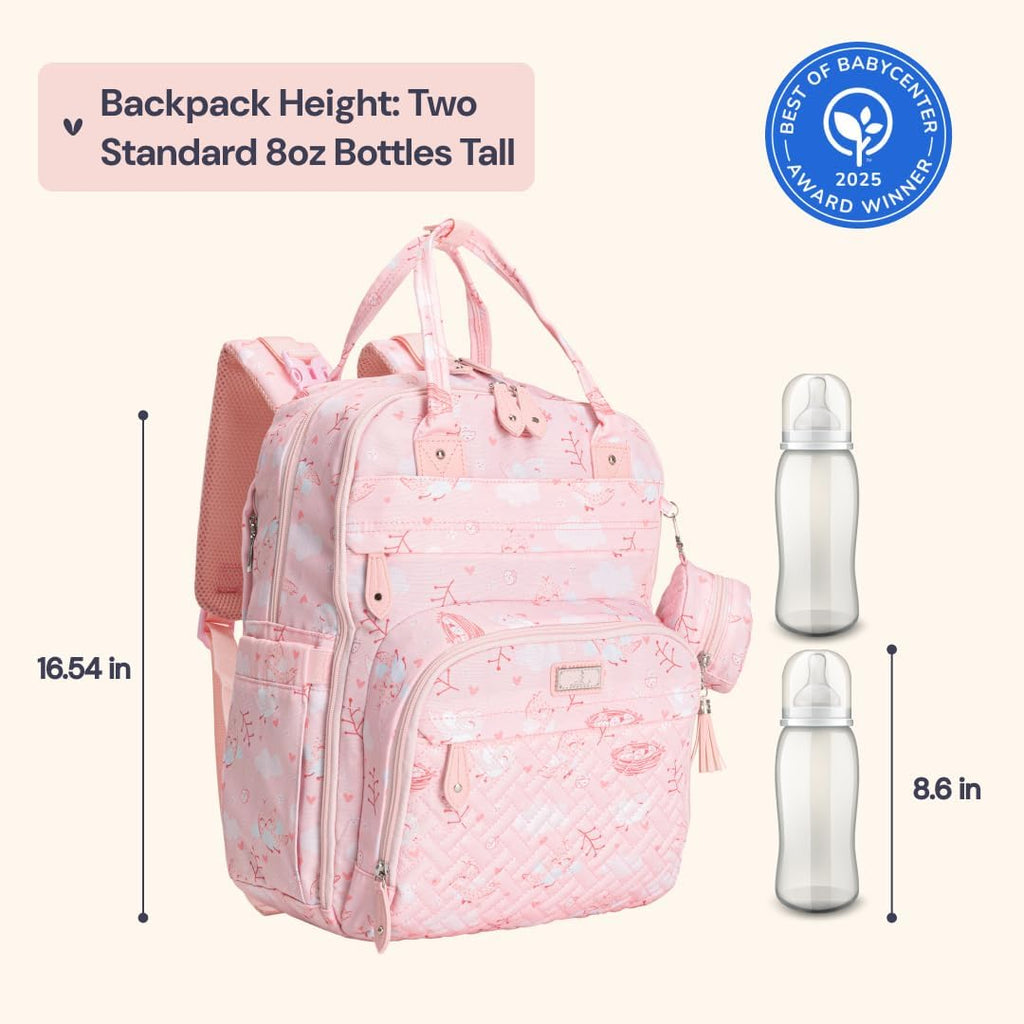 BabbleRoo Mochila para pañales \u2013 Bolsa de viaje para Baby Esse...