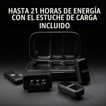 RØDE Wireless Micro - Kit de cámara de micrófono inalámbrico compac...