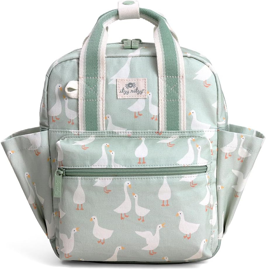 Itzy Ritzy Mochila para niños pequeños, bolsa de guardería para beb...