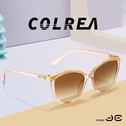 Colrea Gafas de Sol Modernas con Forma de Ojo de Gato para Mujer, E...