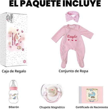 KSBD - Muñecas Reborn realistas de 18 pulgadas. Muñeca de bebé reci...