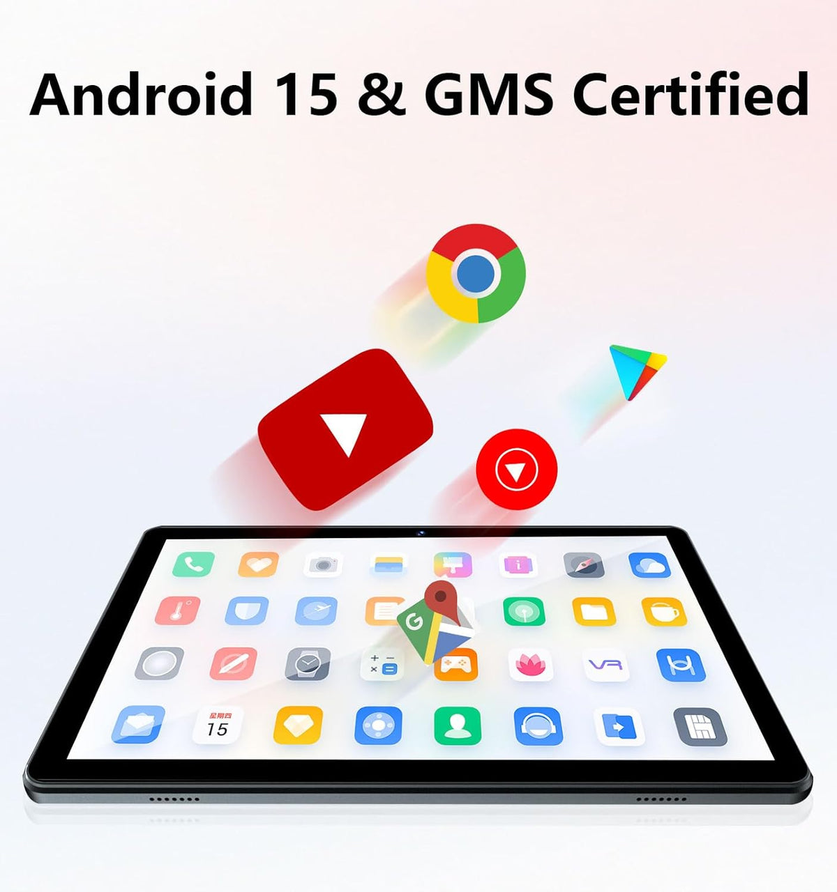 ECOPAD Tablet de 10.1 pulgadas, tabletas Android 15 de 12 GB (4+8)...