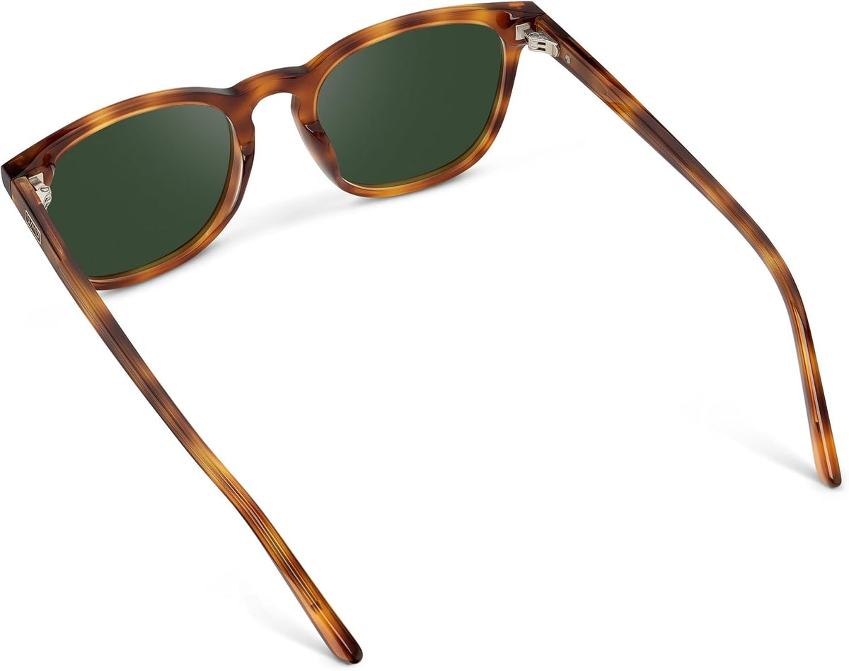 WMP Eyewear - Gafas de sol polarizadas modernas y redondas para hom...