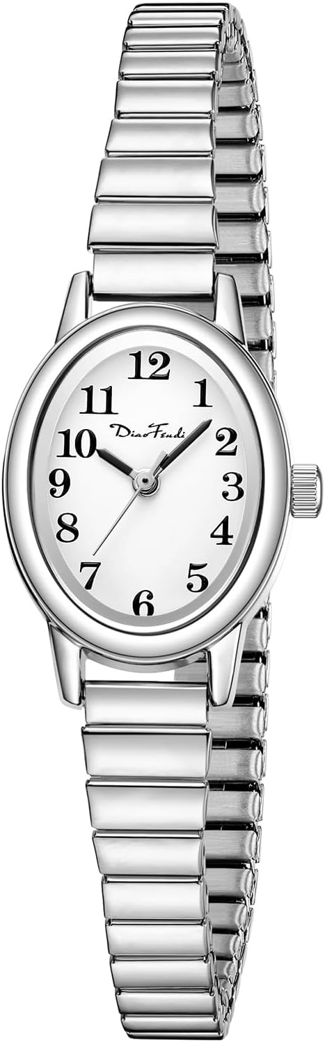 Diaofendi Reloj Pequeño de Lectura Fácil para Mujer, Reloj Analógic...