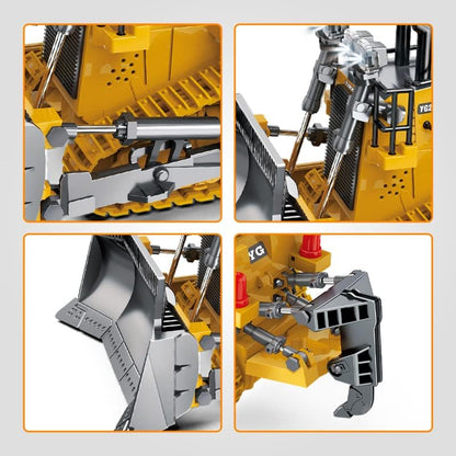 Dwi Dowellin Camiones Bulldozer RC para Niños, Bulldozer de Control...