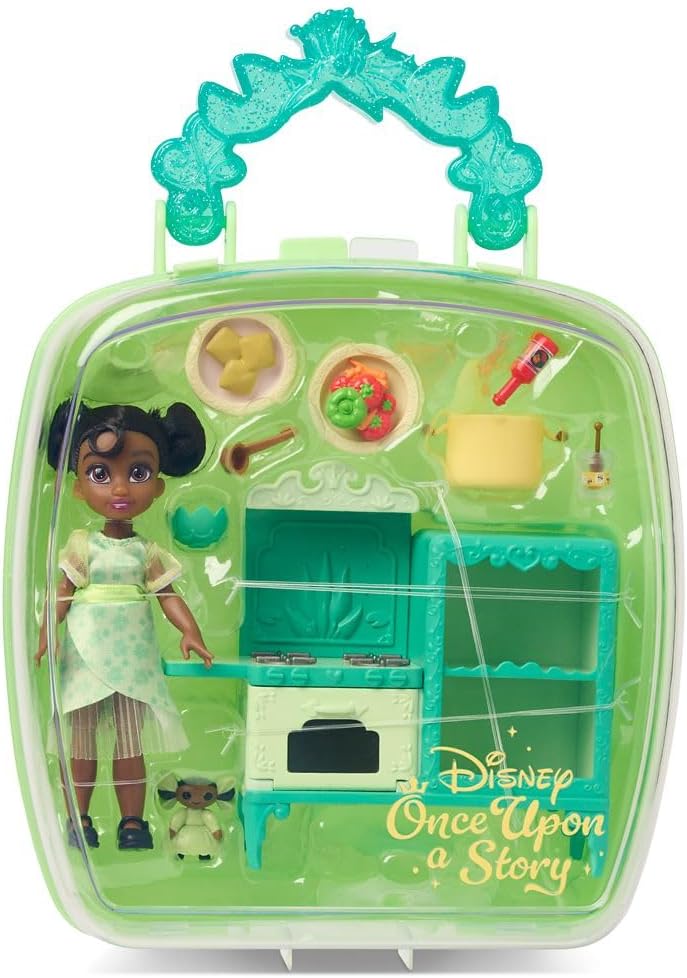 Disney Store Juego oficial de muñecas Princess Tiana Once Upon a St...