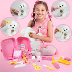 Meland Kit médico con cachorro para niños, juguete de simulación de...