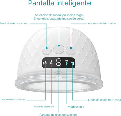 Paruu Extractor de leche manos libres P10 versión antigua portátil,...
