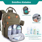 BabbleRoo Mochila para pañales \u2013 Bolsa de viaje para Baby Esse...