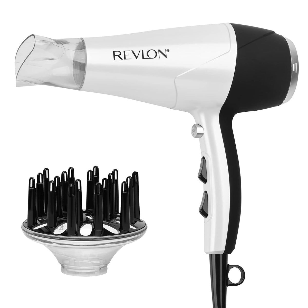 REVLON Volume Booster, secador de pelo con difusor potenciador de r...