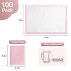 Juego de 100 cambiadores desechables para la incontinencia del bebé...