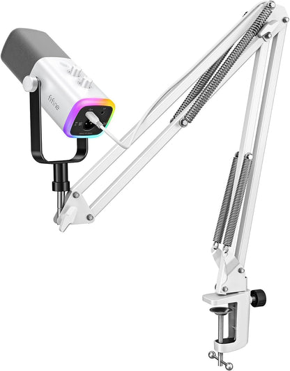 FIFINE AmpliGame AM8TW - Kit de micrófono para juegos XLR\/USB | Mi...
