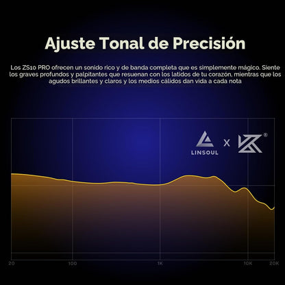 Linsoul KZ ZS10 Pro, auriculares intraaurales HiFi con 5 controlado...