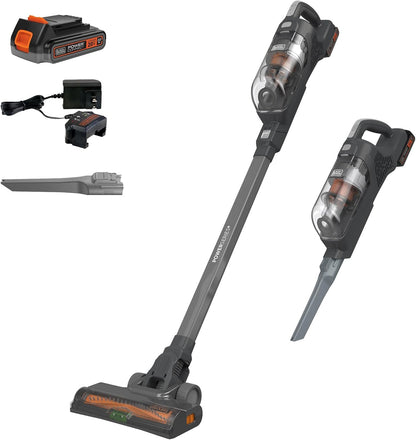 BLACK+DECKER POWERSERIES 20V MAX Aspiradora Escoba Inalámbrica, Asp...
