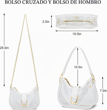 KKXIU Bolso de hombro para mujer, bolso de moda para todos los días...