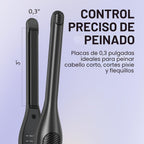 Wavytalk Pencil Plancha pequeña de 0,3" para cabello corto, corte P...