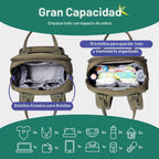 BabbleRoo Mochila para pañales \u2013 Bolsa de viaje para Baby Esse...
