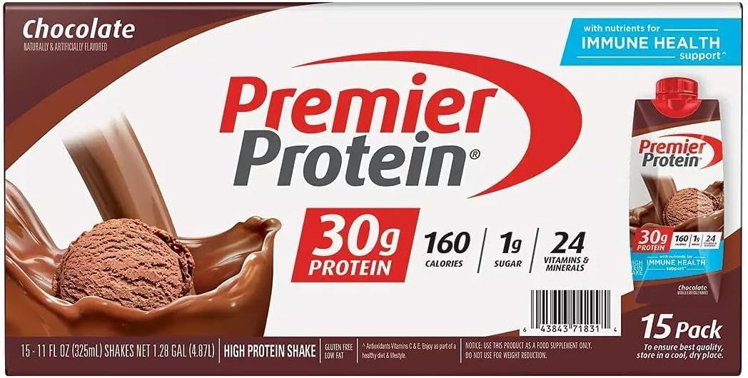 Premier Protein Batido de alto contenido en proteínas, chocolate, 1...