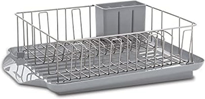 Farberware Juego de escurridor de platos de 3 piezas, resistente al...
