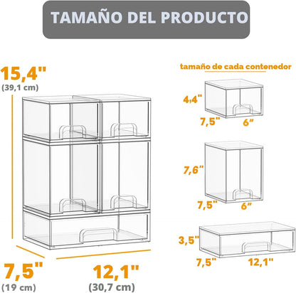 SpaceAid Organizador de almacenamiento de botellas para bebé – Cont...