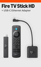 Amazon Fire TV Stick HD (modelo más reciente) con adaptador Etherne...
