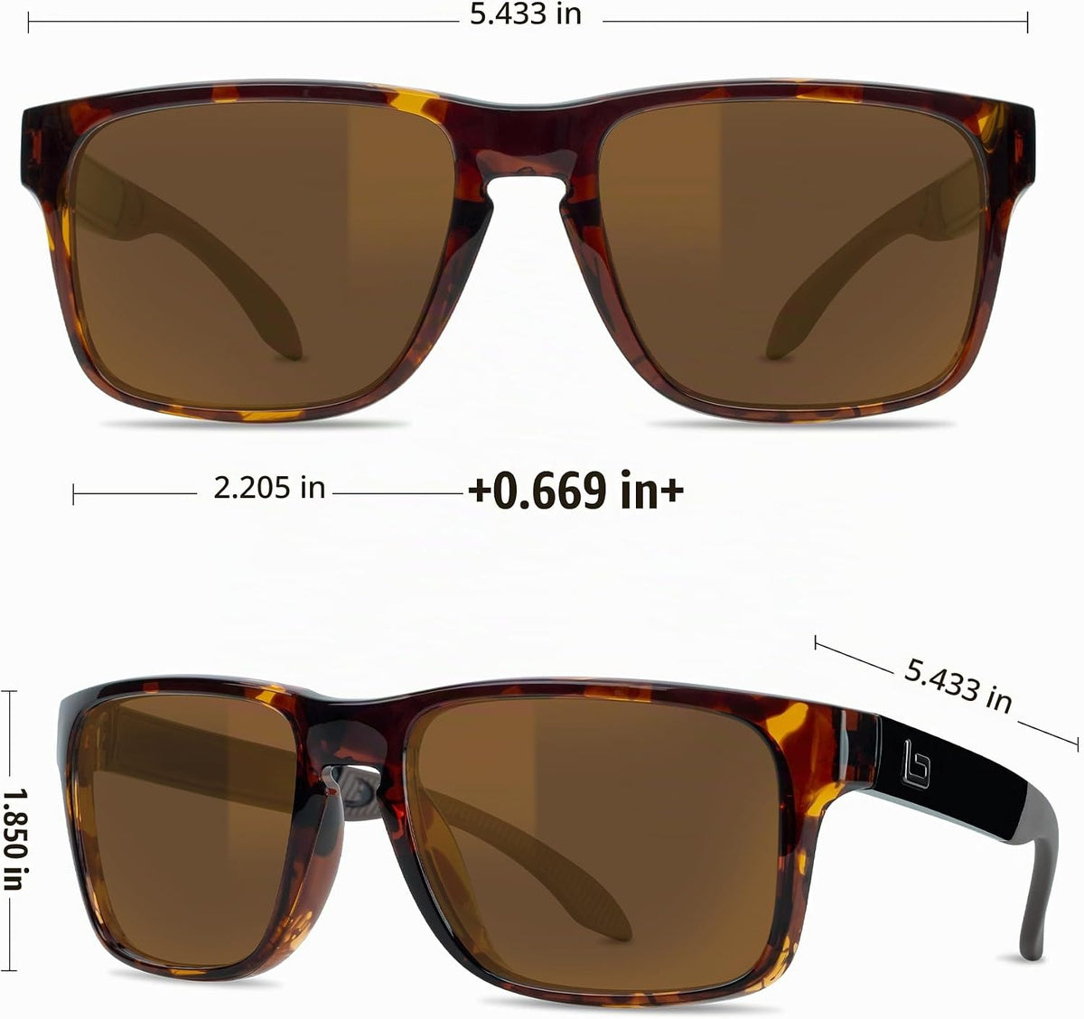BNUS Corning Gafas de sol con lentes de vidrio para hombres y mujer...