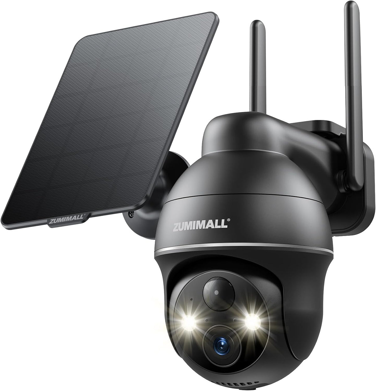 ZUMIMALL Cámaras de seguridad solares inalámbricas para exteriores,...